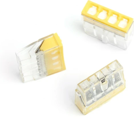 Клемма пружинная 4-х проводная Stekker 39948