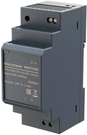 Блок питания PSL016 24В 30Вт Maytoni Блоки питания 24В 821015