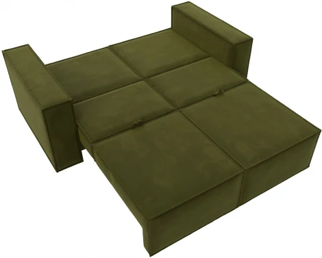Диван прямой Куба мини (Зеленый/Микровельвет) Лига Диванов арт.121880