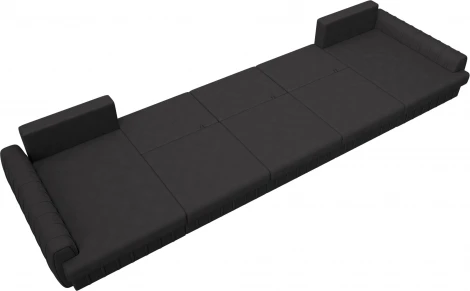 Диван П-образный Лига-057 НПБ МегаЛонг Лига Диванов (Замша) арт.129371