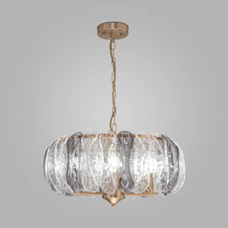 Подвесная люстра Wi-Fi Bogate's Callas 365/6 (220V, управление смартфоном, голосовое управление, умный дом - Minimir Home, Алиса, Маруся, Салют, на цепи)