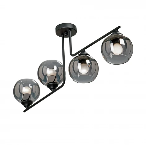 Потолочная люстра на штанге Vitaluce V4949-1/4PL (220V, шарики)