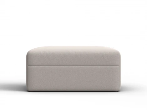 Модуль пуф Лига-060 НПБ (ЛДСП,Брус,Фанера,Замша/Бежевый) Лига Диванов 129582