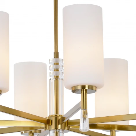 Подвесная люстра штанге ILLUMICO IL5218-8PLS-24