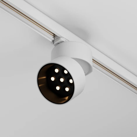 Трековый светильник трехфазный 15W 220V Maytoni Alfa TR199-3-15W2.7K-M-W (LED, круглые)