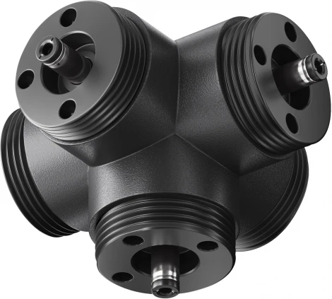 Пятиконечный коннектор для системы Shelf без ввода питания Maytoni Accessories for system Shelf CA020L5C-B (24V)