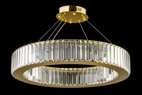 Подвесной светильник Arti Lampadari Anzio L 1.5.60.100 G (LED, 220V, на тросе, кольцо)