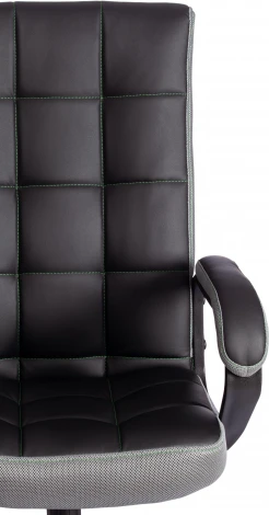 Компьютерное кресло игровое Tetchair TRENDY (22) (Исскуственная кожа,Ткань/Черный,Серый) 19515