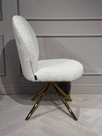 Стул обеденный IST-CASA Авалон BS1240-WT, белый крем/золото