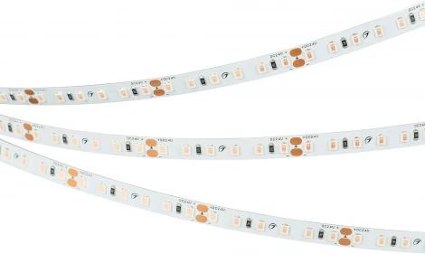 Светодиодная лента RT-A120-8mm 24V Violet (9.6 W/m, IP20, 2835, 5m) (Arlight, -) 043384