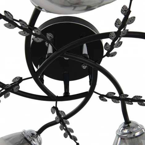 Потолочная люстра на штанге Arte Milano AMALFI-327685 327685/5A BK+CR (220V)