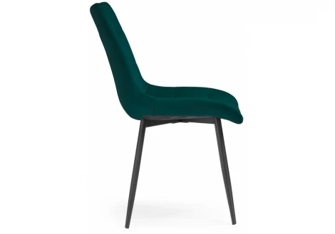 Стул на металлокаркасе sidra green / black