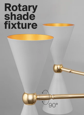 Потолочная люстра на штанге Maytoni Vesper MOD108PL-18WG (220V)