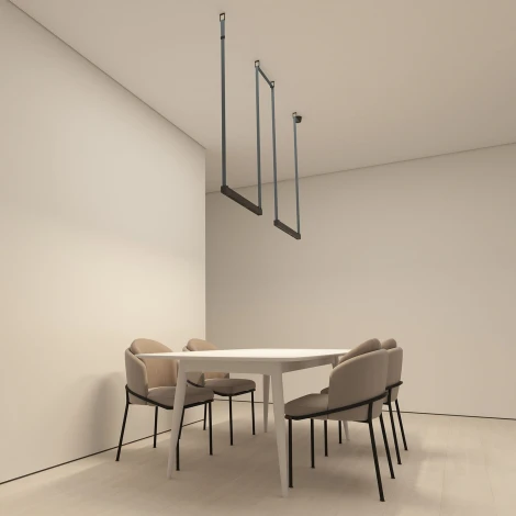 Трековый светильник Downlight 48V Denkirs Belty Grill DK5572-BK (LED)