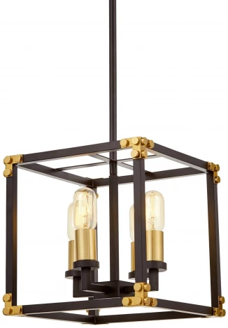 Подвесная люстра Lumina Deco LDP 1140-4 BK+MD (220V)