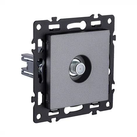 Розетка TV серый Kollinger Asthetik AS-020GY