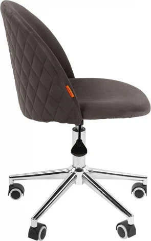 Компьютерное кресло CHAIRMAN HOME 118 (Металл,Велюр/Темно-серый)