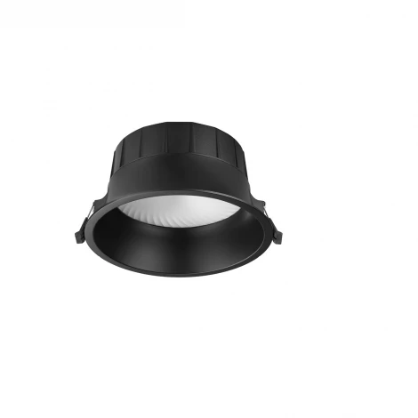 Светильник светодиодный встраиваемый Novotech Clara 359558 черный с переключателем цв. температуры IP44 LED 40W 220V 3000К\4000К\6000К