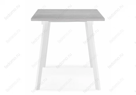Стол раскладной Notta Колон Лофт 120 25 мм бетон / белый матовый 489645