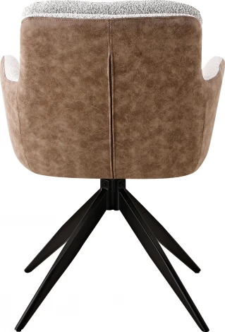 Стул обеденный Waldo светло-серый c бежевой экокожей Stool Group арт.УТ000039270