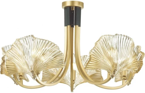 Потолочная люстра Odeon Light Ventaglio 4870/5 (220V, на цепи, листья)