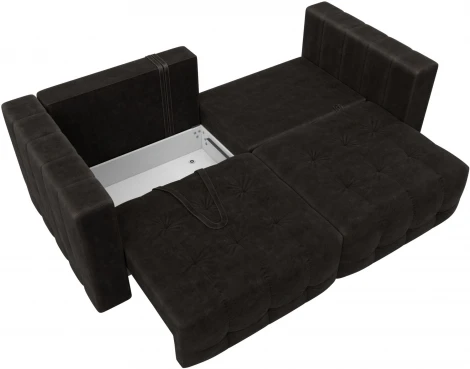 Диван прямой Лига-052 НПБ Лига Диванов (Велюр) арт.128768