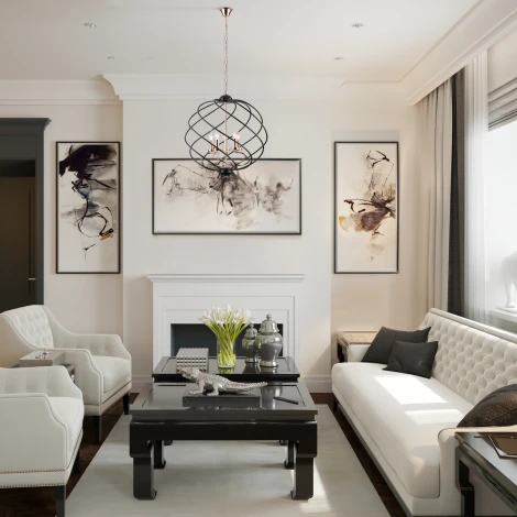 Подвесная люстра Eurosvet Sorrel 60105/5 черный (220V, на цепи, свеча, шар)