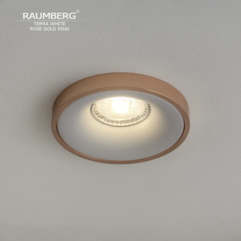 Встраиваемый светильник Raumberg TerraWh\RGd White\Rose Gold