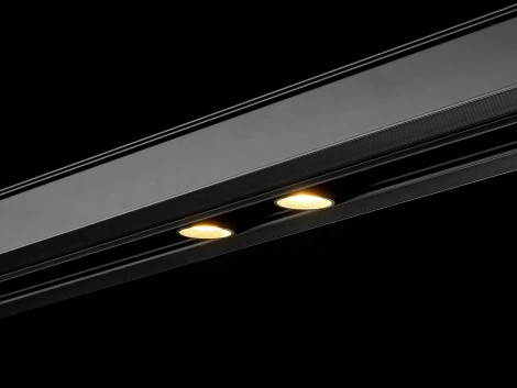 Трековый светильник светодиодный, магнитный, черный, 6Вт, 48V IP20, 3000К Lumker SY-LINK SY-LINK-CE-BL-6-WW