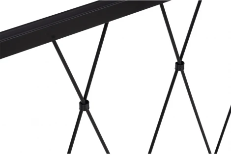 Двуспальная кровать Woodville Иоханна 18 160х200 черная 511599