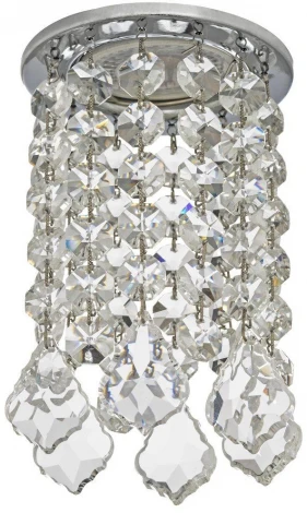 Встраиваемый светильник хрустальный Dio D'Arte Osimo Nickel GU10.5.14.8.122 N