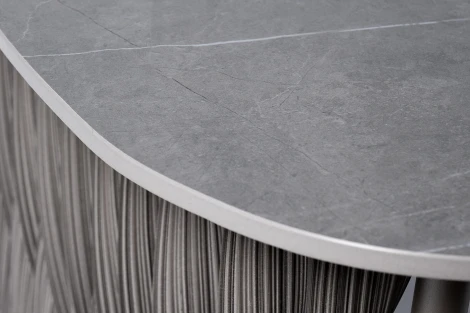 Стол журнальный уличный Оливер серый 77*130*43см Garda Decor арт.39AR-00403