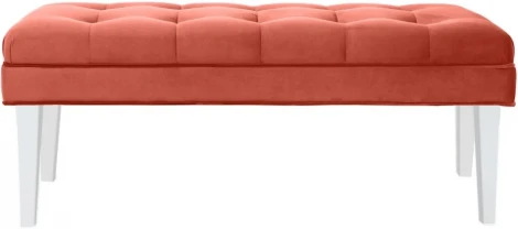 Банкетка Adel ОГОГО (арт.334216), (Ткань/Оранжевый)