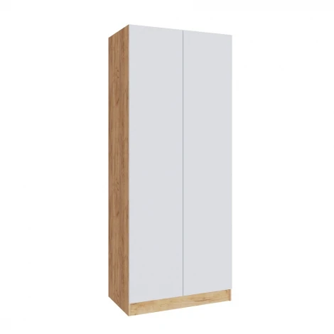 Шкаф ТЭКС для одежды и белья Руэлла, Дуб Крафт золотой, Белый