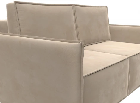 Диван прямой Либерти мини (Бежевый/Велюр) Лига Диванов арт.121894