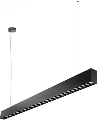 Подвесной линейный светодиодный светильник Loft It Vim 10318/D Black (220V, на тросе)