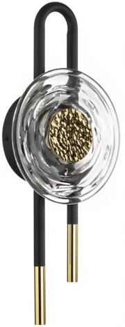 Бра Odeon Light Magnet 5407/6WL черный/золотой/металл/стекло LED 6W 3000K 688Лм (220V, круглые)