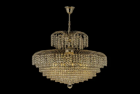 Подвесная люстра Arti Lampadari Salentino E 1.5.60.100 N (220V, хрусталь, на цепи)