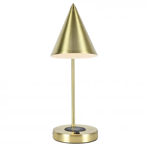 Настольная лампа с беспроводной зарядкой для телефона с выключателем IP21 Zortes Desklight ZRS.1066.06