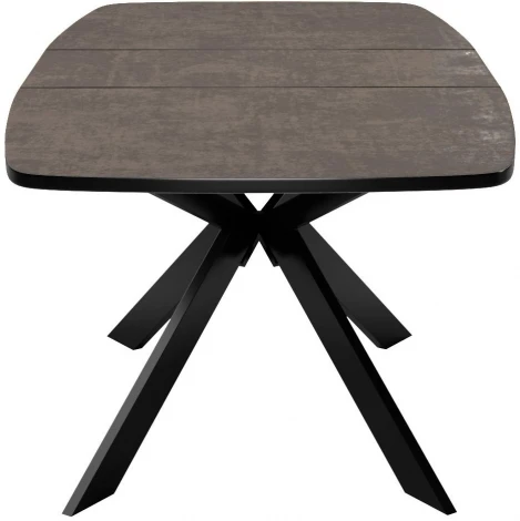 Стол DikLine B140 хромикс бронза, опоры черные