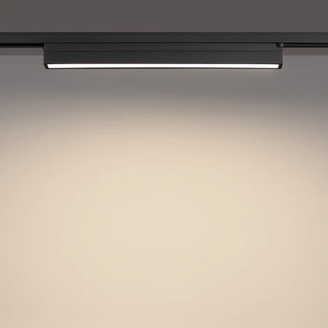Трековый светильник светодиодный однофазный двухжильный с переключ. цв. температуры Novotech Iter 359784 черный LED 24W 180-265V 2700К/3200К/4000К