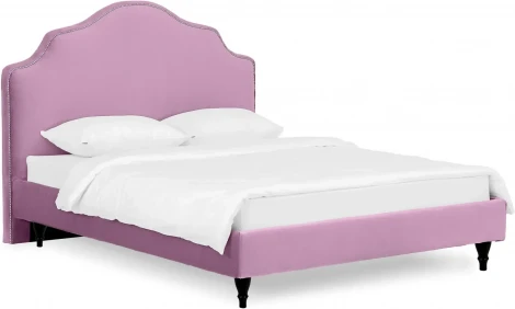 Кровать Queen II Victoria L 1600 ОГОГО (арт.652471), (Ткань/Сиреневый)