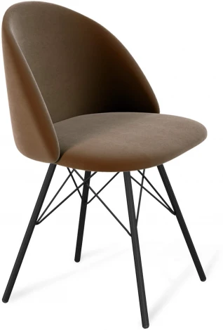 Стул SHT-ST35/S37-1 кофейный ликер/черный муар Sheffilton 1027508701