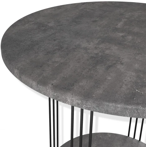 Столик кофейный Sheffilton SHT-CT32 черный муар/мокрый асфальт от фабрики Sheffilton