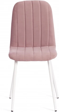 Обеденный стул Tetchair ARC (Велюр,Металл /Пыльно-розовый,Белый) 19939