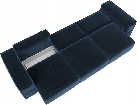 Диван прямой Лига-058 НПБ Лонг Лига Диванов (Велюр) арт.129395