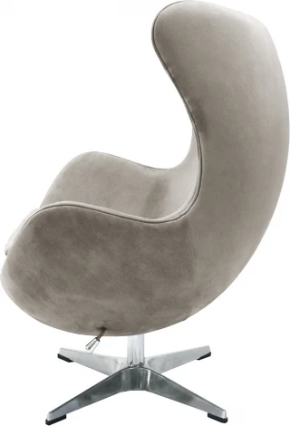 Кресло Bradex Home EGG STYLE CHAIR латте, искусственная замша (RF 0692)