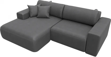 Диван угловой Лига-036 НПБ Классик левый угол Лига Диванов (Замша) арт.127741L