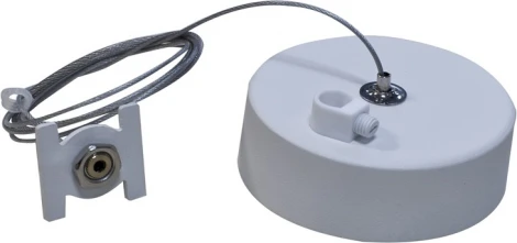 Подвесной комплект для магнитного шинопровода с отверстием провода Donolux Magic track Suspension kit DLMWhite1 (на тросе)
