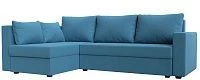 Диван угловой Мансберг левый угол (Голубой/Рогожка) Лига Диванов арт.121539L